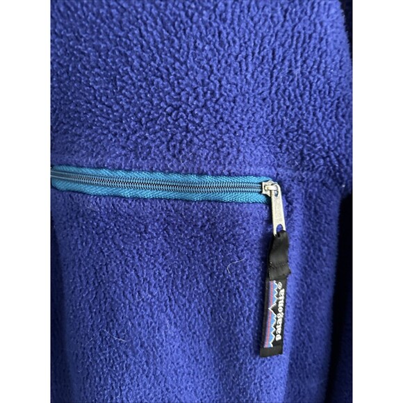 GUC VTG 90s Patagonia R2 Synchilla Fleece Blue Zip Up Jacket Women’s Sz XS USA - Picture 2 of 9